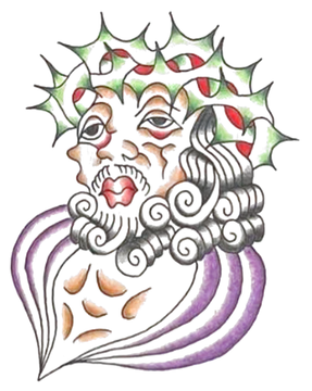 Crown of thorns, a tattoo design by benjjamink