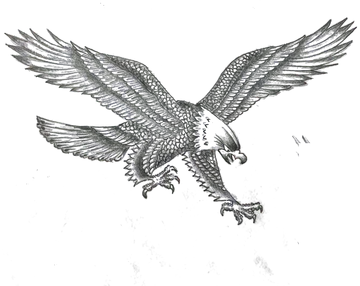 Eagle, a tattoo design by benjjamink