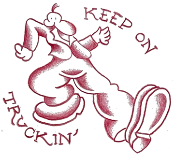 Keep on truckin', a tattoo design by benjjamink