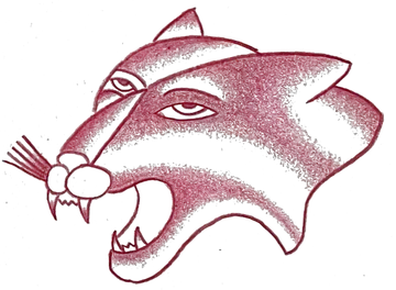 Panther head, a tattoo design by benjjamink